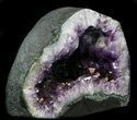 Dark Amethyst Geode From Brazil ( lbs) - FREE US SHIPPING #34440-3